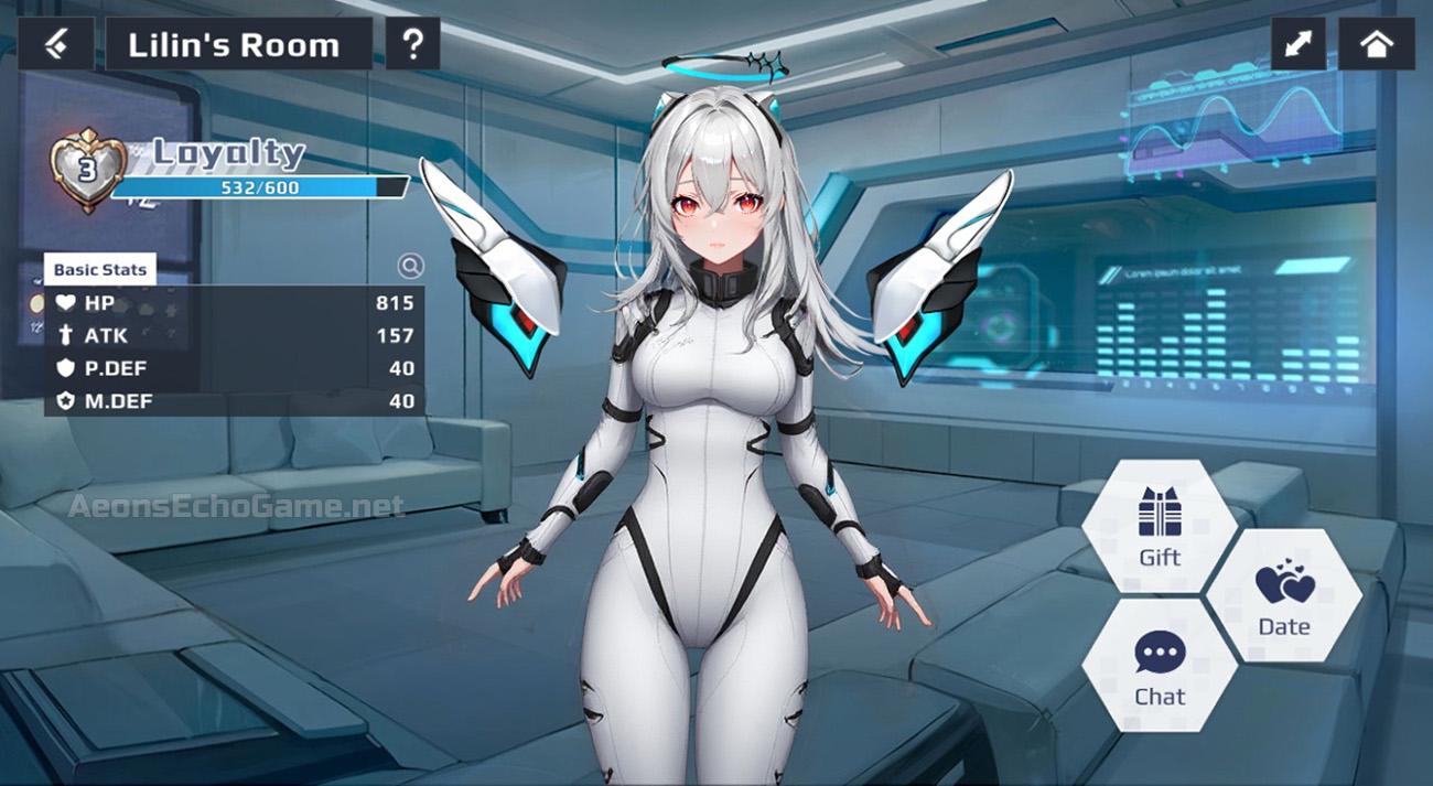System for chatting and dating goddesses and aeons
